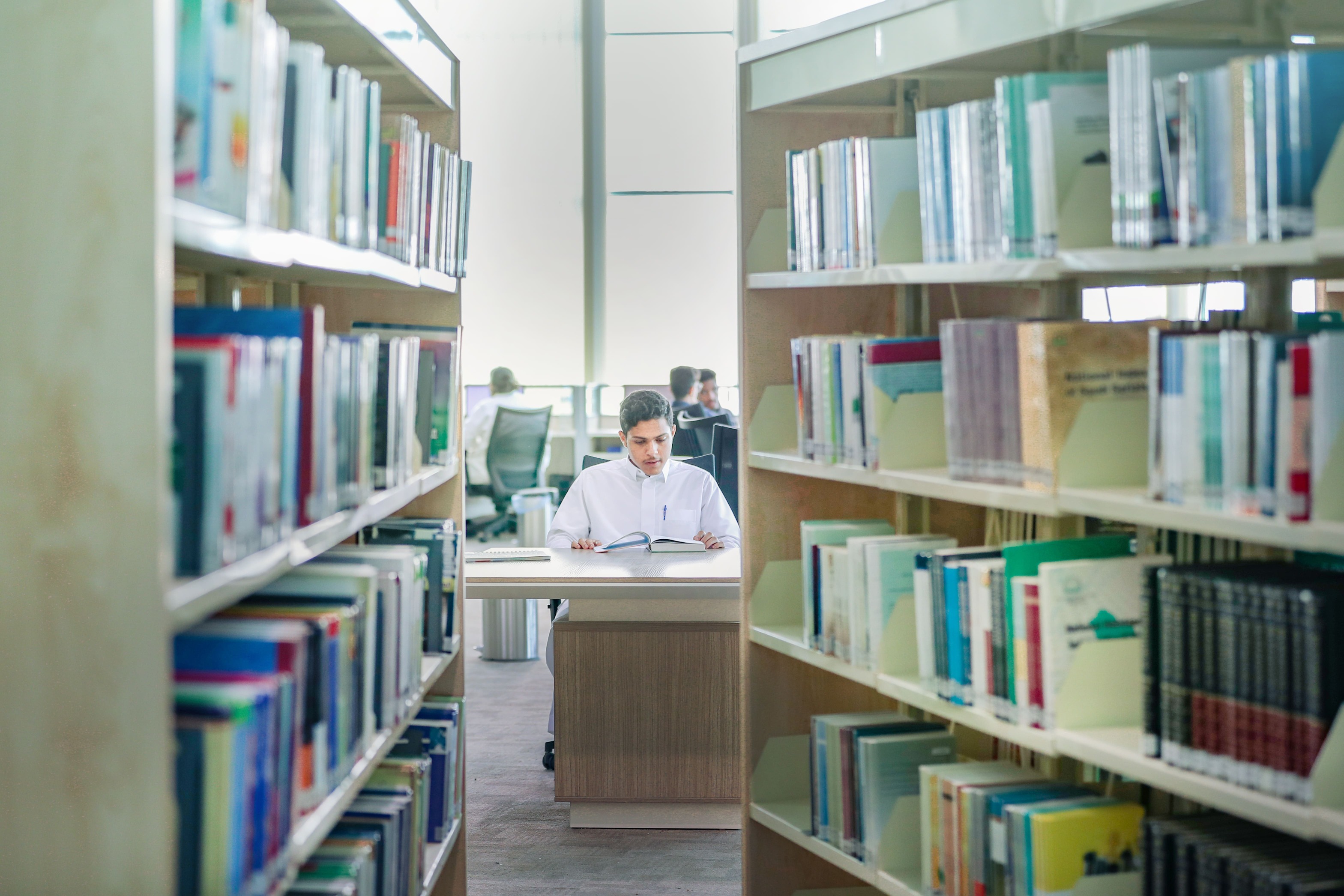 A conducive environment for reading and research.